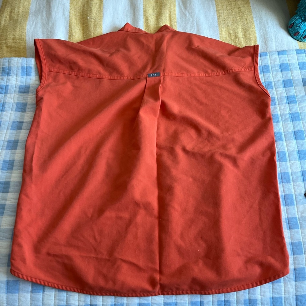 FIGS orange scrub top XS - Picture 3 of 4